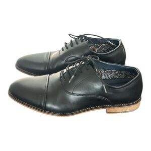 BRUNO MARC Louis-2 Black Oxford Dress Shoe Men's Size 10.5